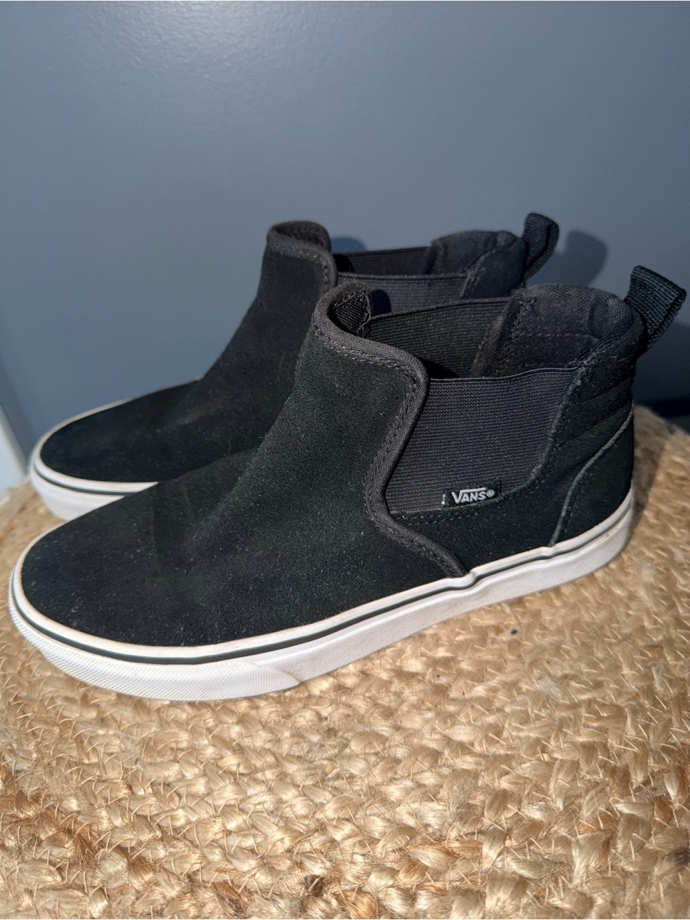 Vans Asher Suede Mid Top Sneakers